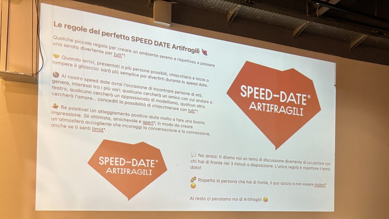 LO SPEED DATE DI ARTIFRAGILI  Featured Image