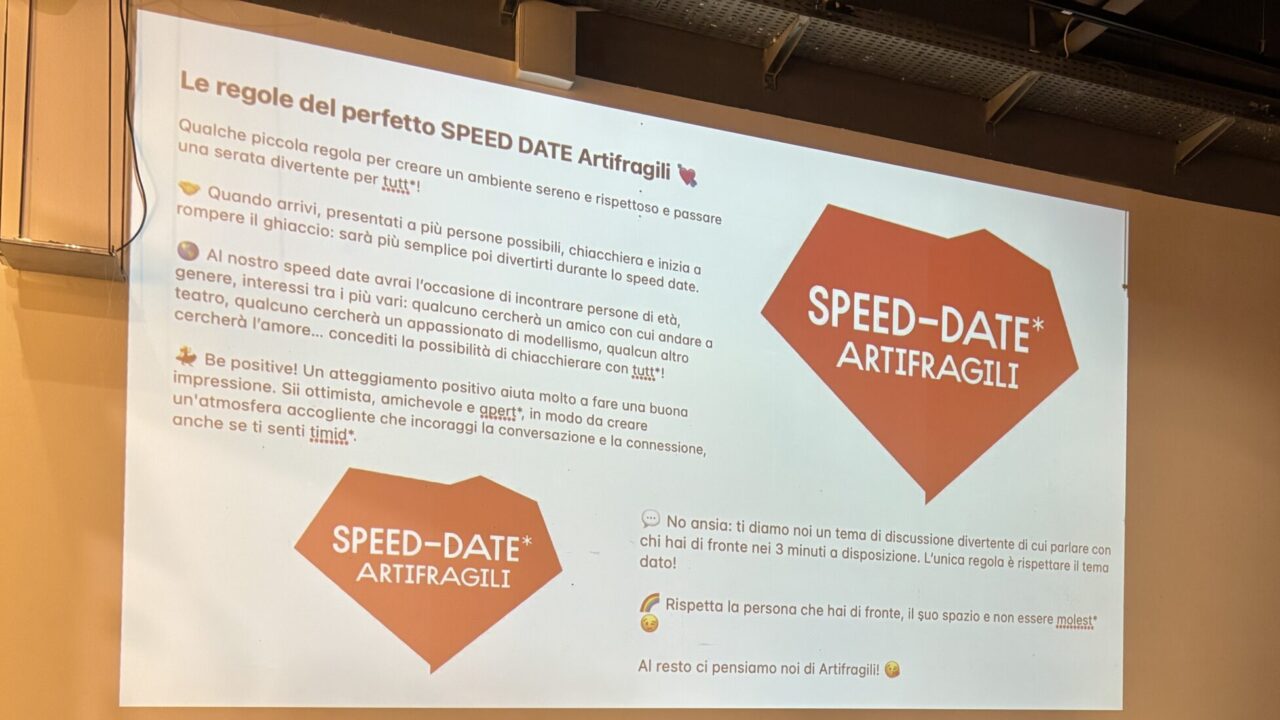 LO SPEED DATE DI ARTIFRAGILI Featured Image